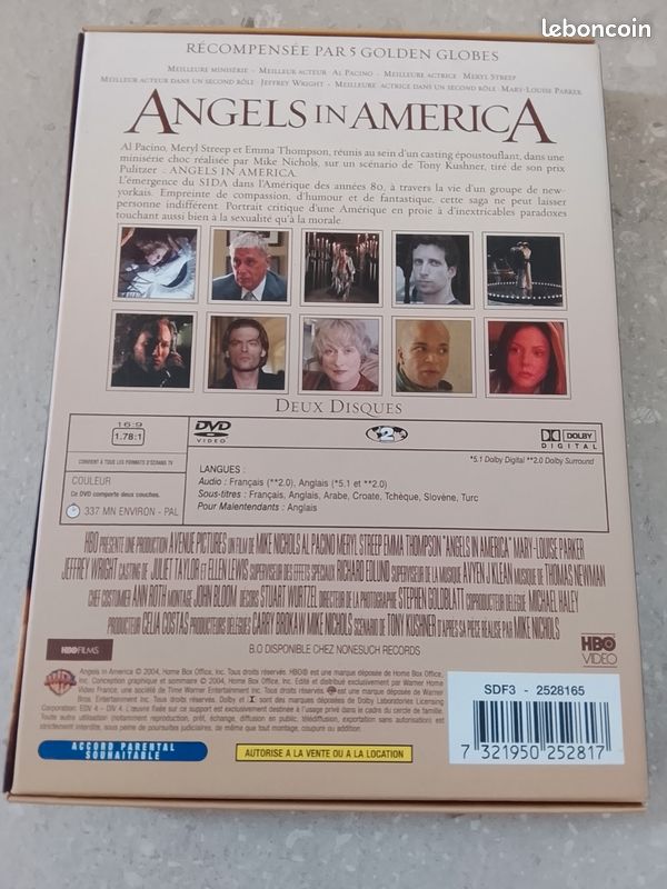 DVD Angels in America Mike Nichols Al Pacino Meryl Streep (image 2)