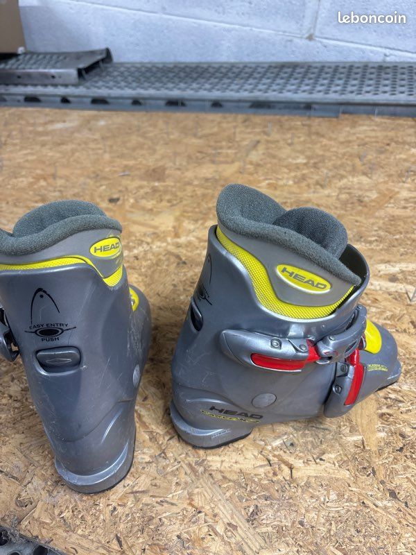Bottes De Ski HEAD Carve X 2 - Taille US 2 Jeunesse - NEUVES (NOS) - Pour Enfants