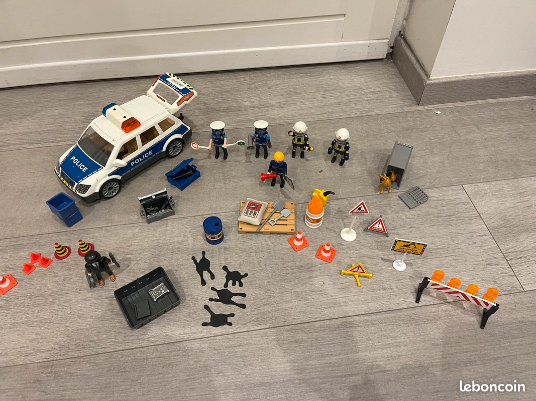 Playmobil voiture police et pompiers (image 1)
