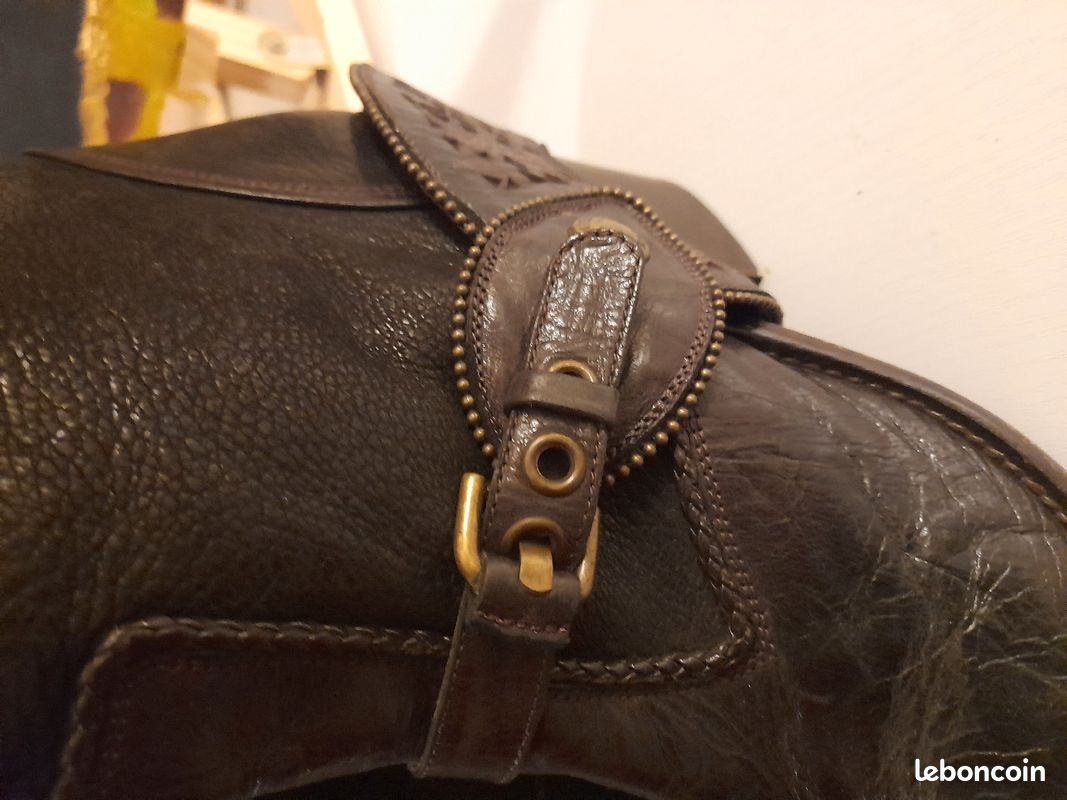 Bottes de cow-boy en cuir (image 7)
