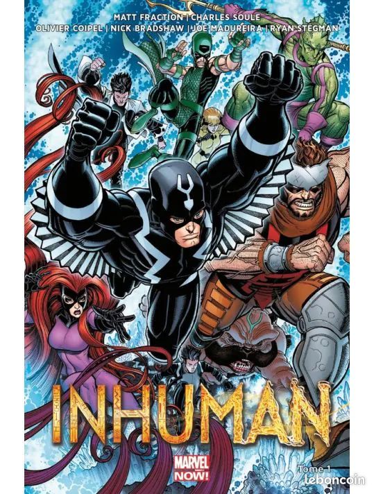 Inhuman tome 1 album cartonne marvel panini comics 2017 (image 1)