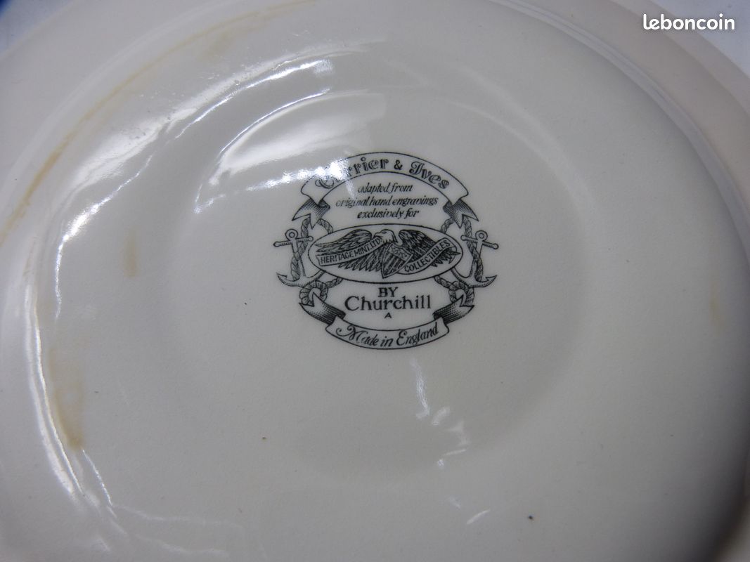 6 Assiettes Marine CURRIER & yves by CHURCHILL (image 9)