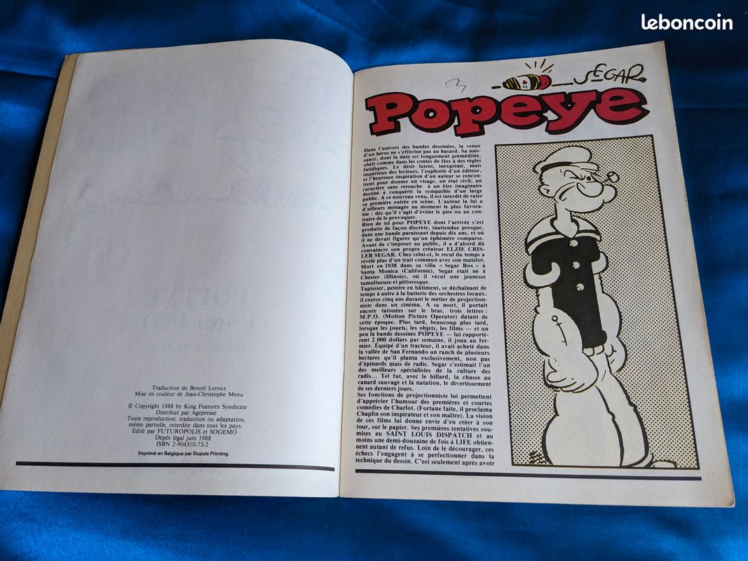 Livre/BD Popeye ancien (image 3)