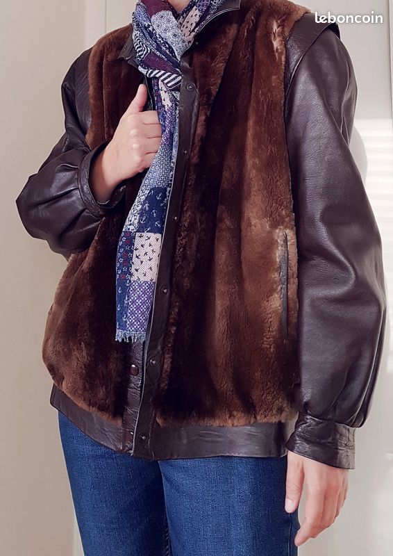 Leather Jacket Veste Cuir Occasion Blouson Moto En Cuir Homme