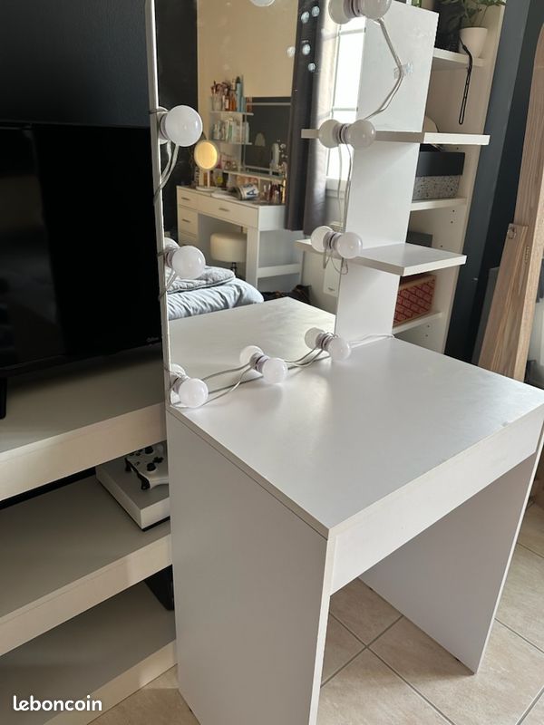 Coiffeuse miroir LED état NEUF (image 2)