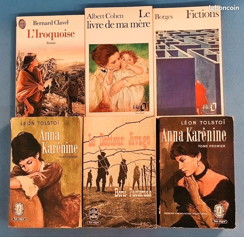 Lot de 6 romans anciens (image 1)