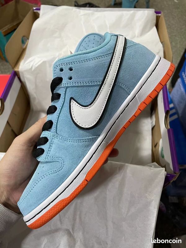 Nike Du/nk SB Pro qs "abstract art" bleu et blanc (image 2)