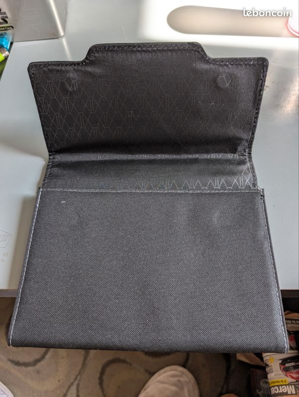 Pochette renault initiale cuir tissu - neuf (image 2)