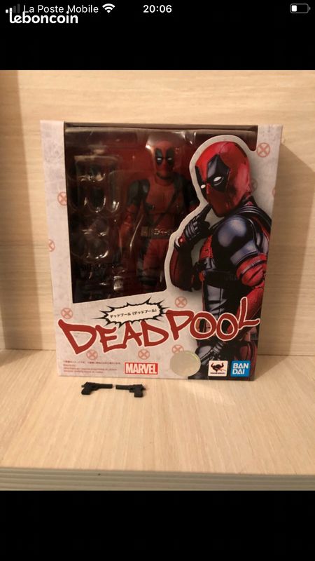 SHFiguarts 1 Deadpool Bandai + 2 pistolets (image 1)