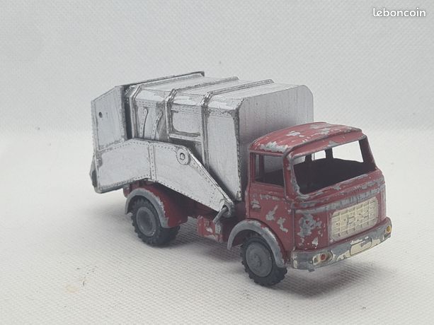 Miniature FJ France Berliet GAK – Camion Poubelle Chromé 1/43, Pub Promotionnel