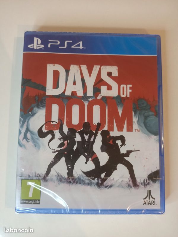 DOOM Sur PS4 - Neuf Sous Blister - Version Française - Action/Aventure