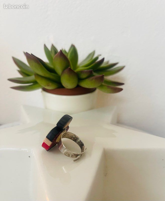 Bague ajustable personnage- evaloire (image 2)