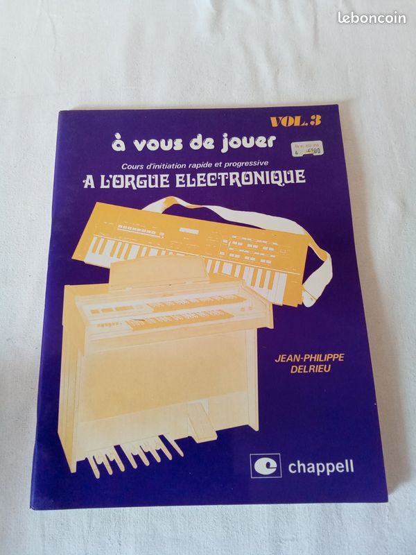 Livre De Partitions 'A Vous De Jouer Volume 3' - Spécial Orgue Électronique