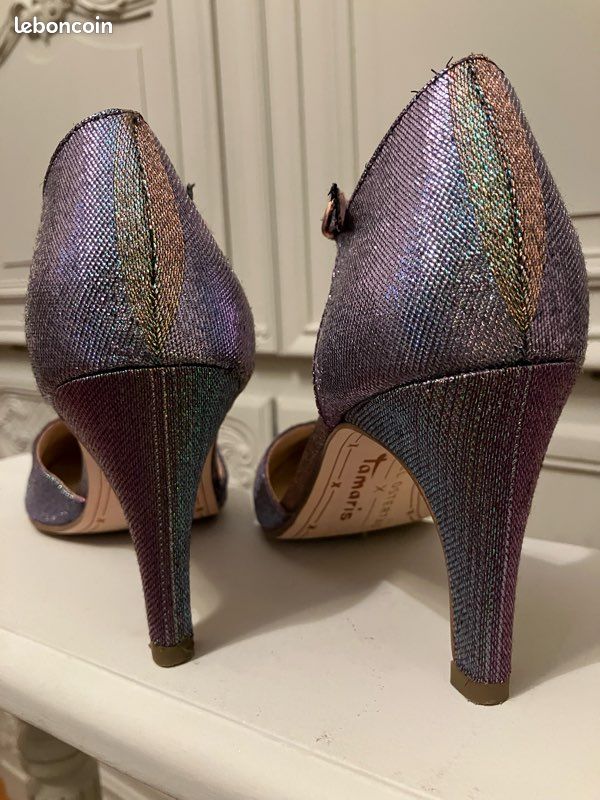 Escarpins Salomé Tamaris irisés Chaussures