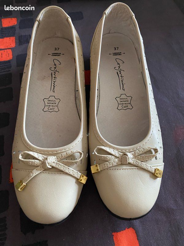 Ballerines confort (chaussures) beiges P37 Confortissimo Chaussures