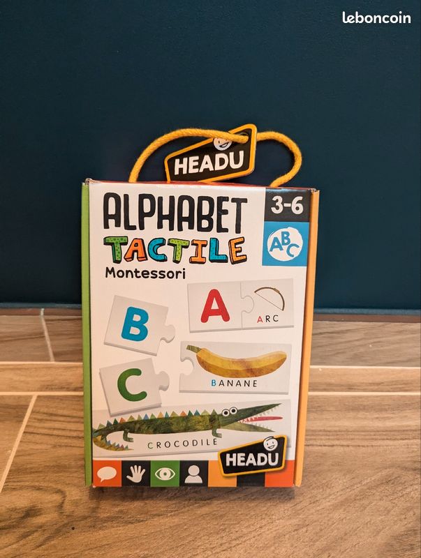 Alphabet tactile montessori headu (image 1)