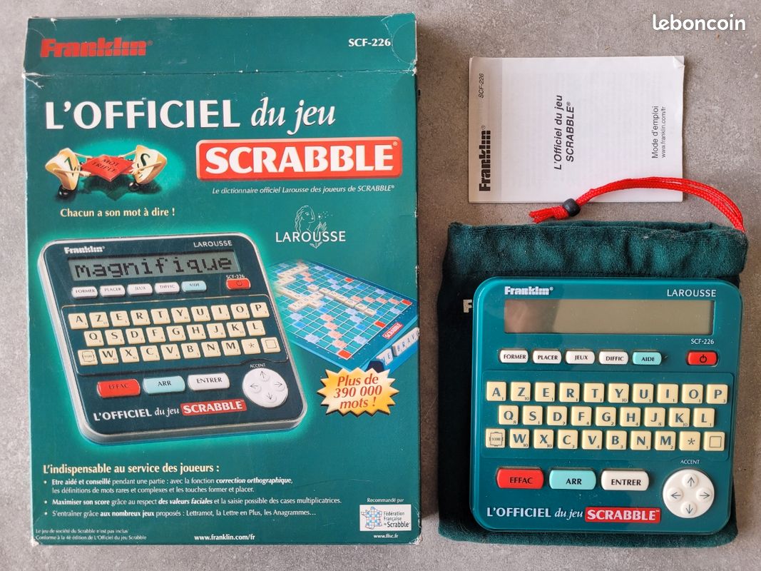 Regardez Lexibook, Dictionnaire électronique officiel du Scrabble, SCR9FR