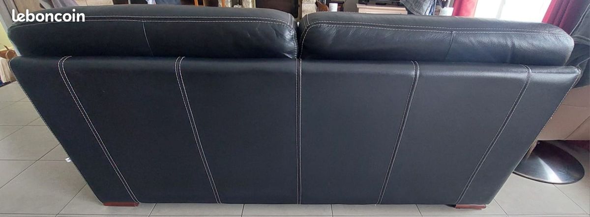 Vend canapé en cuir (image 2)