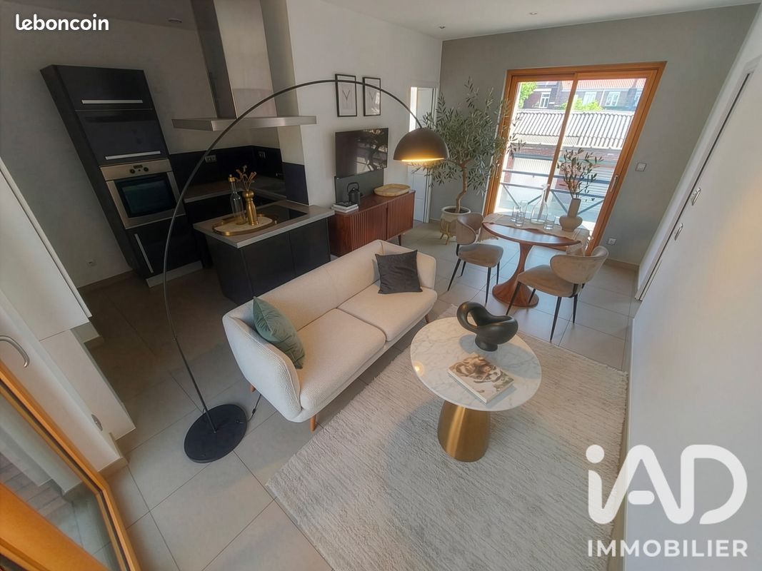 Appartement 3 pièces 44 m² · à Croix · 44 m² · 175 000 €