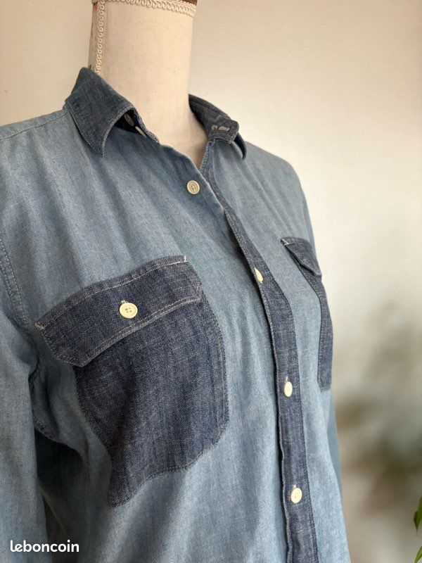 Chemise en jean - Sandro - Taille S (image 3)