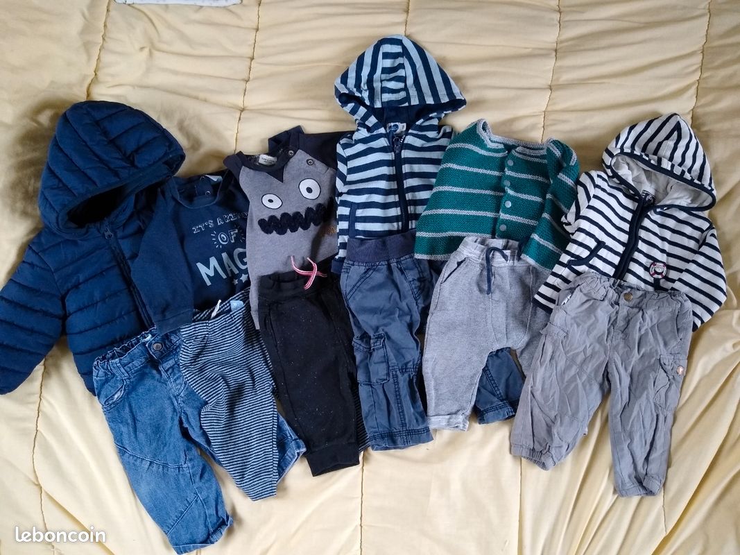 Lot vêtements bébé 9 mois (image 4)