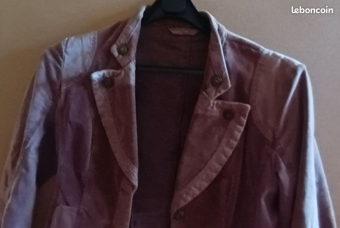 REVER MILE Veste casual de couleur marron en soldes pas cher 2672835-marron