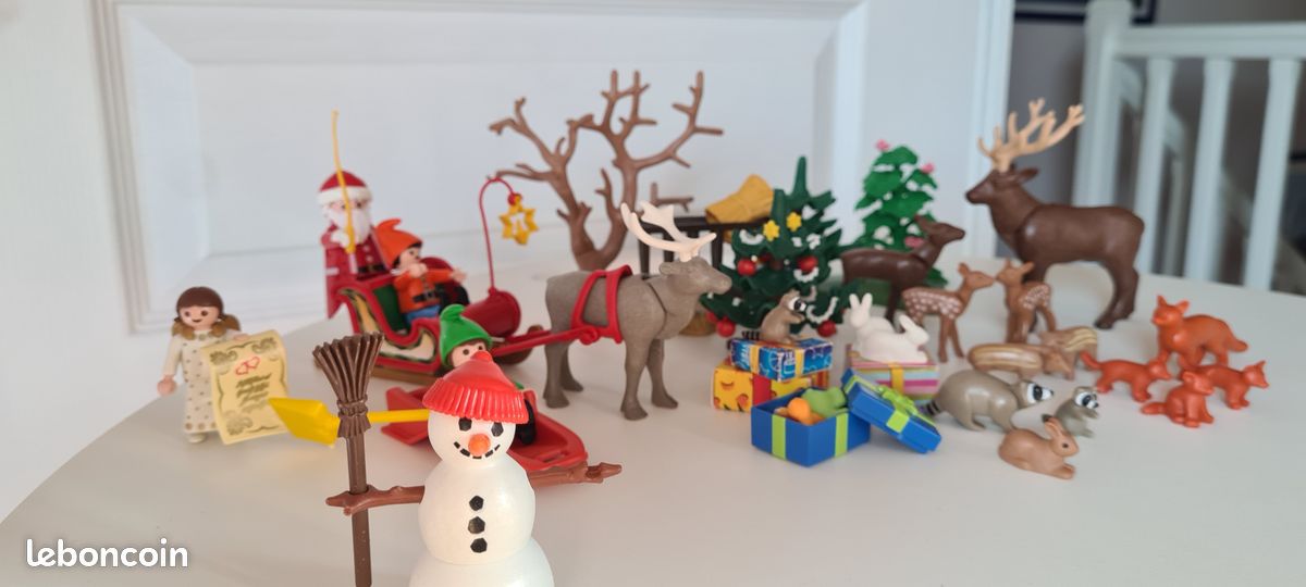 Playmobil animaux de la forêt avec père Noël (image 3)