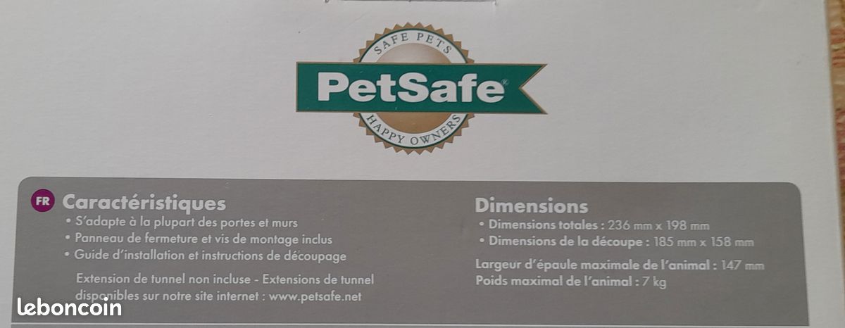 Porte chatière pour chat ou petit chien (image 2)