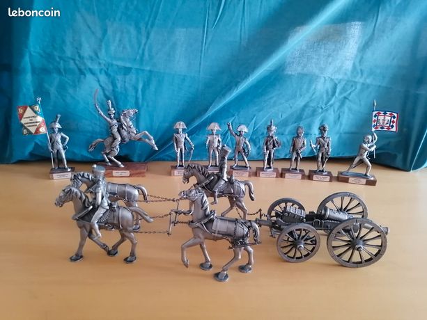 Figurine En étain Les Étains Du Prince - Le Pont D'Arcole - Cavalier