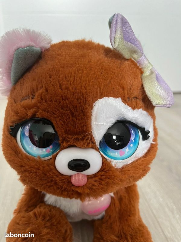 Present Pets – Peluche Interactive Rainbow Glitter – Peluche Chien