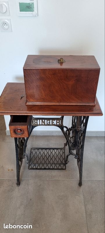 Ancienne machine à coudre Singer de 1905 (image 5)