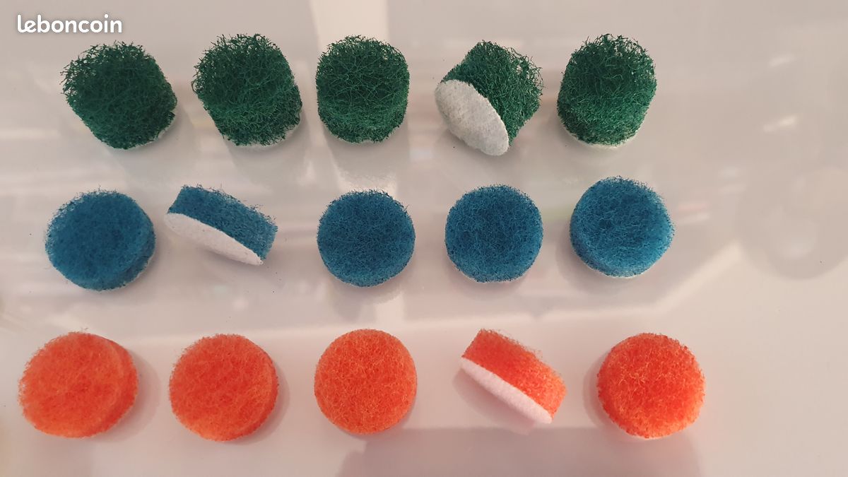 Kit de récurage 25 éponges abrasives rotatives pour mini perceuse type Dremel (image 9)