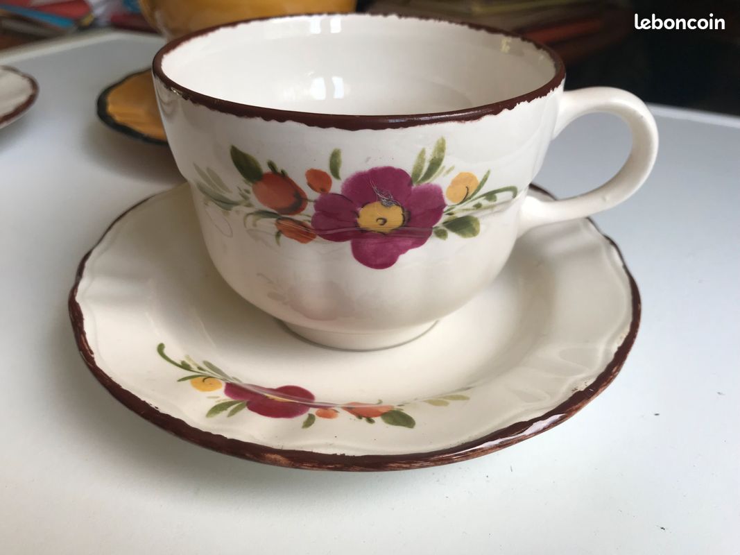 Tasses et soucoupes vintage Pagnossin | Selency