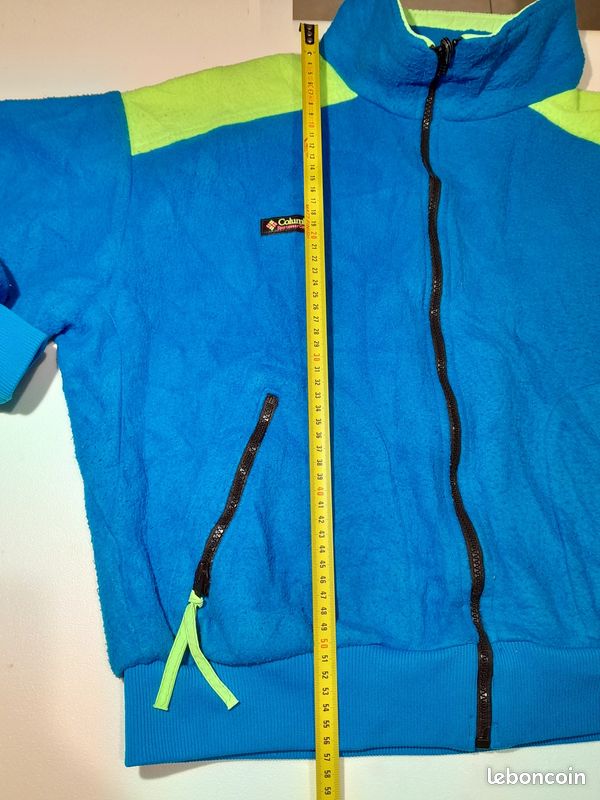 Veste Légère Columbia Pour Femme - Bleu Et Jaune - Taille L - Parfaite Pour L'hiver