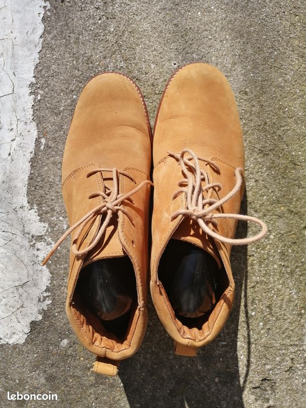 👞 Chaussures homme Superga vintage en cuir camel – Made in Italy