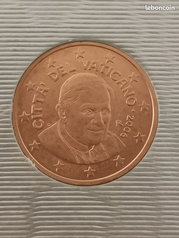 2 euro cent vatican 2006 / issue du coffret / vaticano euro cents centimes (image 1)