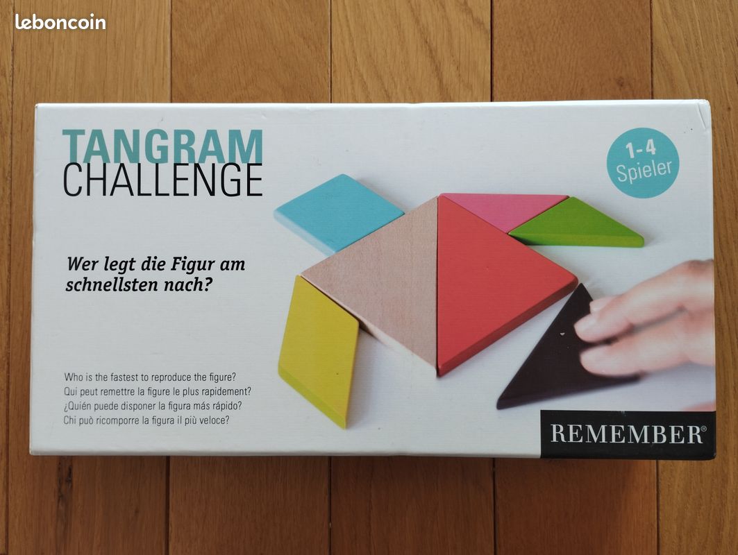 Jeu TANGRAM CHALLENGE - 1 à 4 joueurs - ETAT NEUF (image 1)