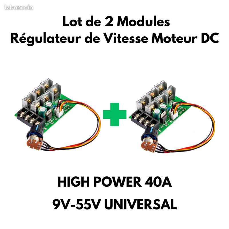 Contrôleur moteur résistant et efficace pour usage extérieur à sortie 48V