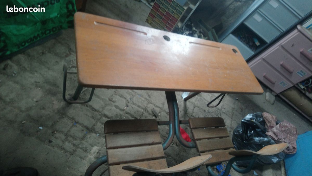 Ancien banc d'école (image 2)