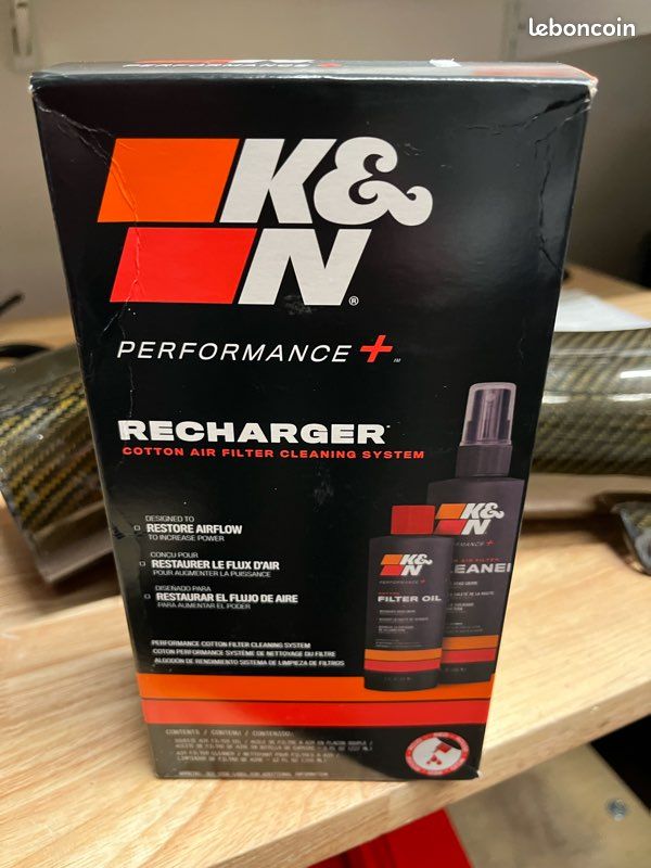 Kit De Nettoyage Et Graissage Pour Filtre à Air K&N - Compatible Mitsubishi Pajero Sport