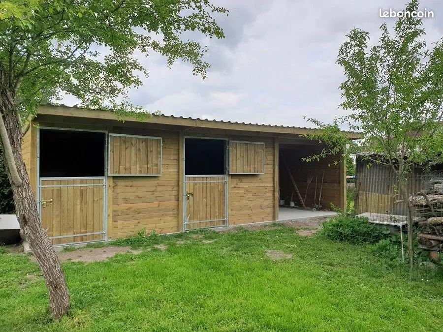 Hangar / box à chevaux / carport / abris en bois classe 4 – kit modulaire (image 6)
