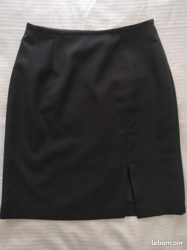 Tailleur jupe noir FROGGY Taille 40 (image 4)