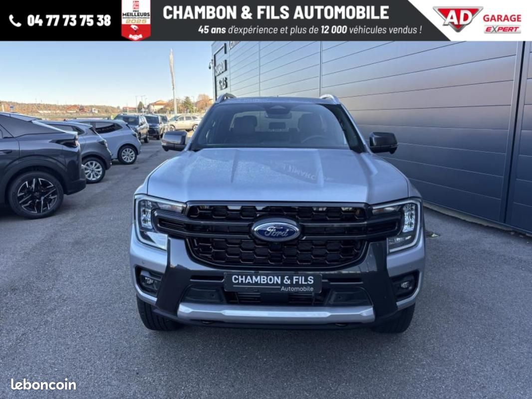 Ford Ranger DOUBLE CABINE 2.0 ECOBLUE 205 CH BVA10 4WD WILDTRAK 4 places SANS MALUS (image 2)