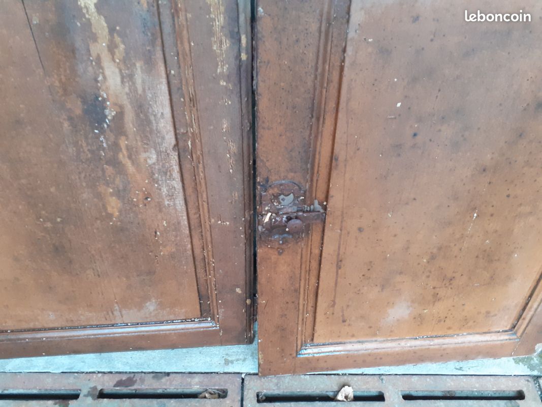 Ensemble de 3 paires de portes anciennes vers 187à (image 9)