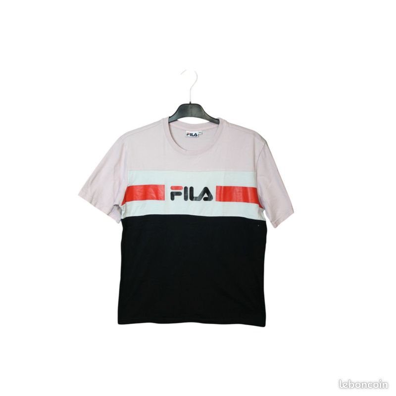 T-shirt manches courtes M 38 Fila Vieux rose Vêtements