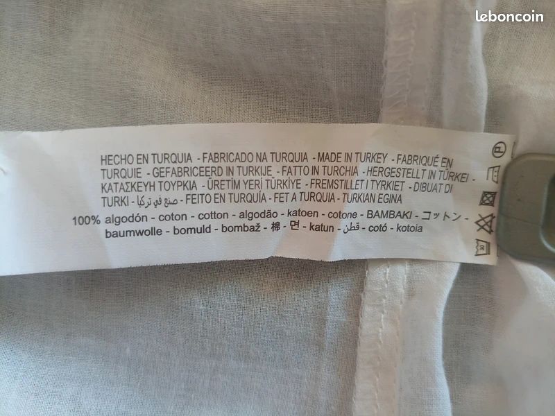 Blouse blanche femme Zara – broderies anglaises – manches longues – style bohème (image 6)