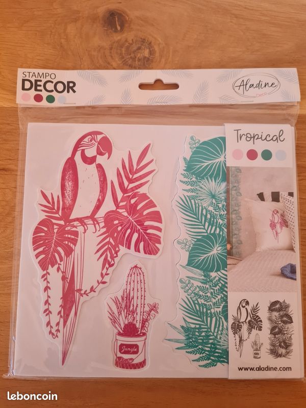 Tampons scrapbooking Aladine tropical (image 3)