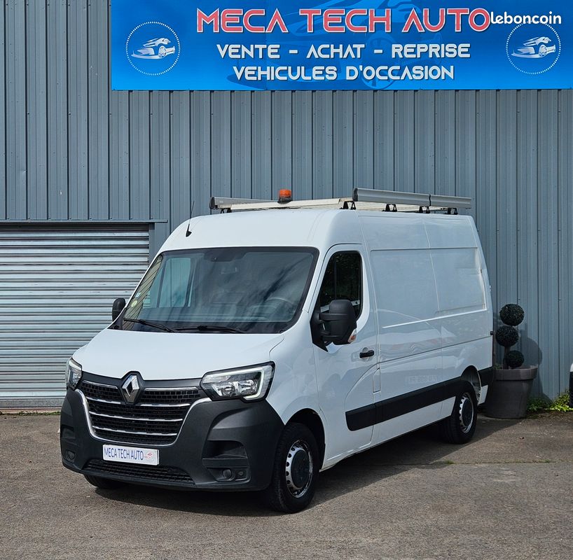 Renault master f3300 l2/h2 grand confort 2.3 dci 150 cv 3 places 1ere main carnet tva recuperable 2021 (image 1)