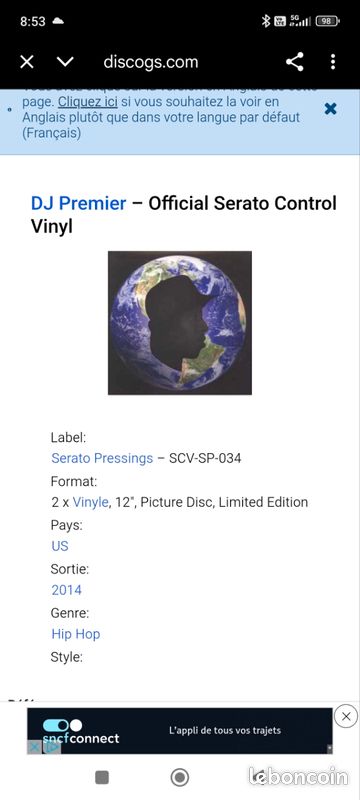Vinyle dj premier serato control (image 3)