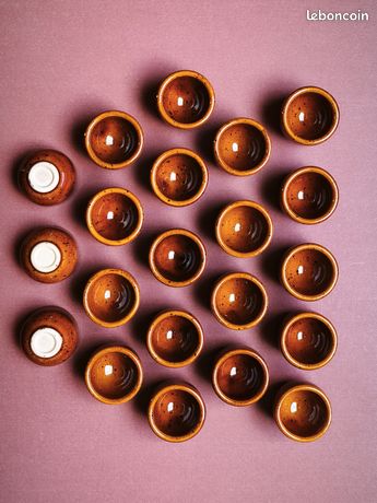Lot de 6 plats à escargots français Vintage | Selency